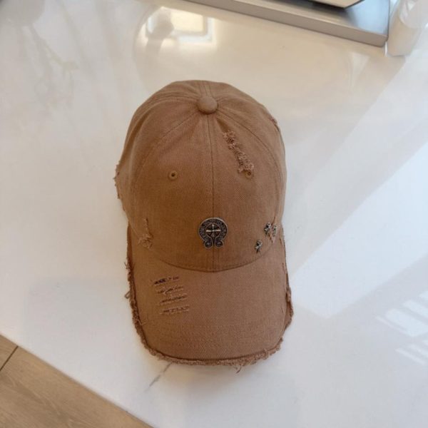 Cappellino da baseball spazzolato Chrome Hearts New (K6YMY)