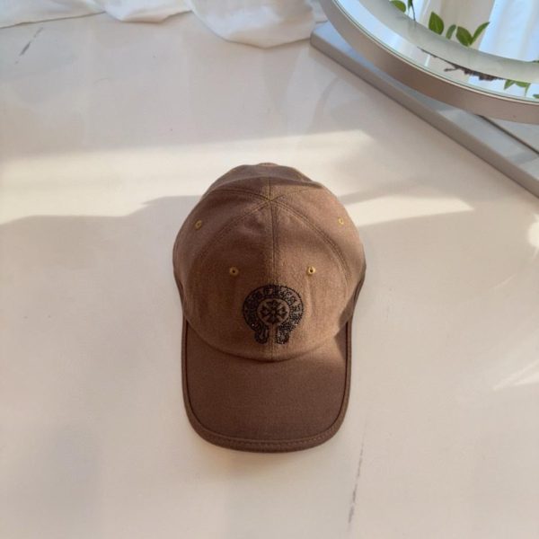 Cappellino da baseball in cotone spazzolato Chrome Hearts (FBDGX)