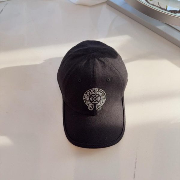 Cappellino da baseball in cotone spazzolato Chrome Hearts (L30US)
