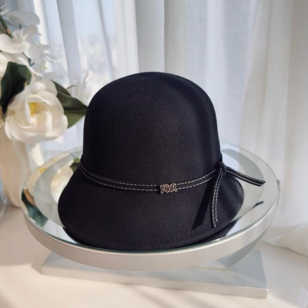 repliche,replica,perfette,siti di,affidabili,migliori siti,dove comprare,1:1,scarpe da ginnastica Cappello da pescatore in lana Dior autunno/inverno, 100% feltro di lana (5J528)
