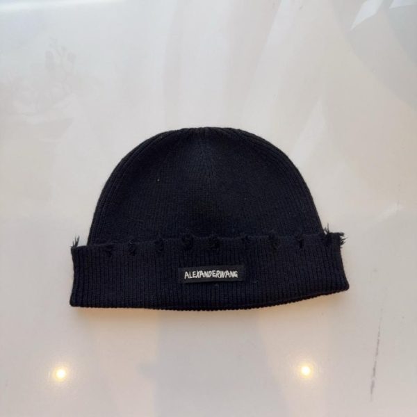 repliche,replica,perfette,siti di,affidabili,migliori siti,dove comprare,1:1,scarpe da ginnastica Nuovo berretto a forma di melone di Alexander Wang per l’inizio dell’autunno, cappello lavorato a maglia ampio e casual, stile unisex (1N72I)