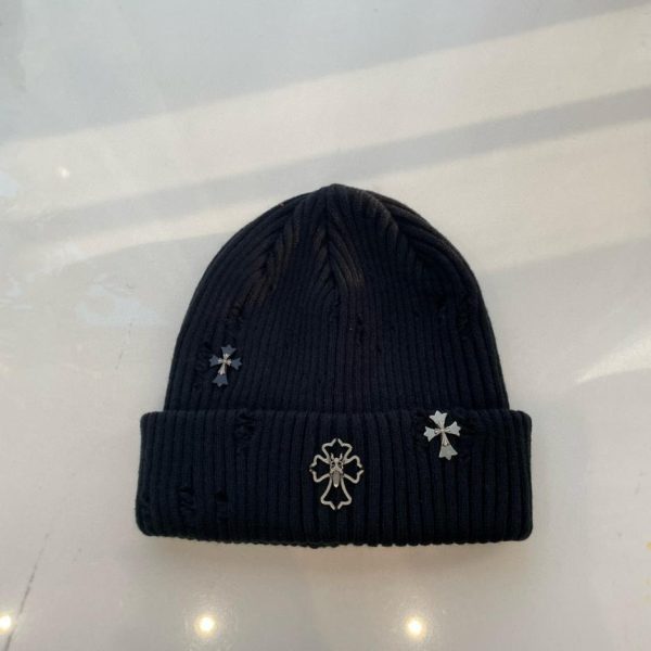 repliche,replica,perfette,siti di,affidabili,migliori siti,dove comprare,1:1,scarpe da ginnastica Berretto lavorato a maglia Chrome Hearts autunno/inverno dal design robusto (IUH4D)