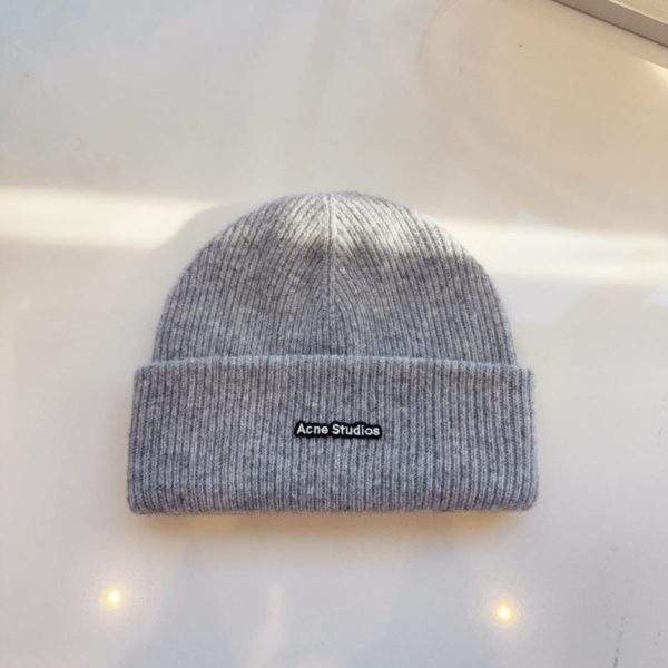 repliche,replica,perfette,siti di,affidabili,migliori siti,dove comprare,1:1,scarpe da ginnastica Berretto in maglia di lana Acne Studios autunno/inverno, berretto spesso a doppio strato in maglia di lana 100% (O6Q7V)