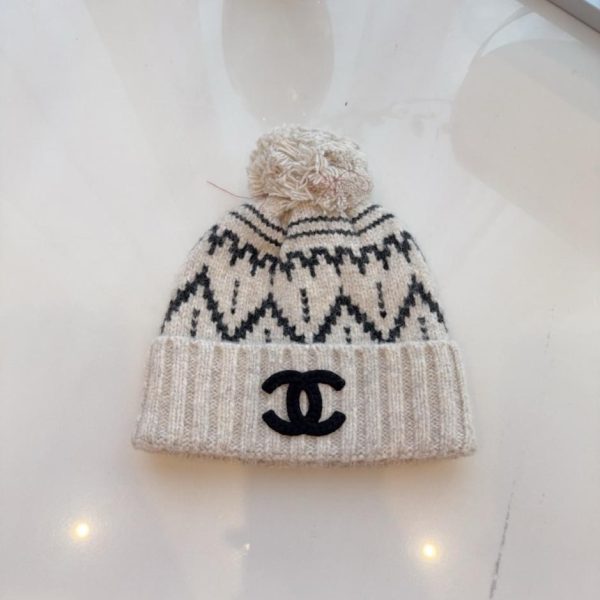 repliche,replica,perfette,siti di,affidabili,migliori siti,dove comprare,1:1,scarpe da ginnastica Berretto CHANEL in maglia spessa, berretto in maglia calda extra spessa Jacquard (LIA6S)