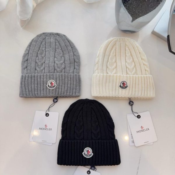 repliche,replica,perfette,siti di,affidabili,migliori siti,dove comprare,1:1,scarpe da ginnastica Berretto in lana lavorato a maglia a trecce Moncler autunno/inverno (GZCN3)