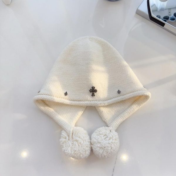 repliche,replica,perfette,siti di,affidabili,migliori siti,dove comprare,1:1,scarpe da ginnastica Cappello in maglia di lana Faraday, nuovo stile autunno/inverno di Chrome Hearts (BTC9V)