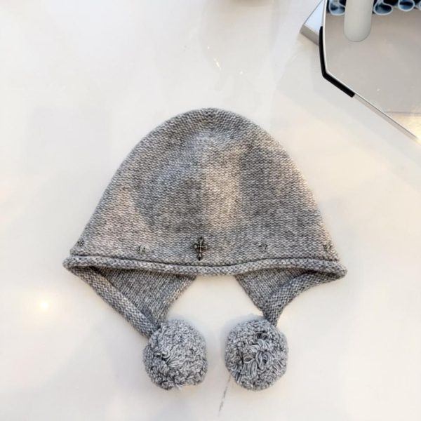 repliche,replica,perfette,siti di,affidabili,migliori siti,dove comprare,1:1,scarpe da ginnastica Berretto in lana lavorata a maglia Faraday, novità autunno/inverno di Chrome Hearts (RTETJ)