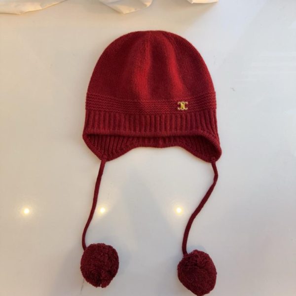 repliche,replica,perfette,siti di,affidabili,migliori siti,dove comprare,1:1,scarpe da ginnastica Nuovo berretto in maglia di lana 100% di Celine con paraorecchie (MMR6G)
