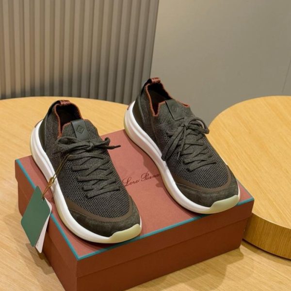 repliche,replica,perfette,siti di,affidabili,migliori siti,dove comprare,1:1,scarpe da ginnastica Sneakers Walk Wish da uomo di Loro Piana (YN9MR)