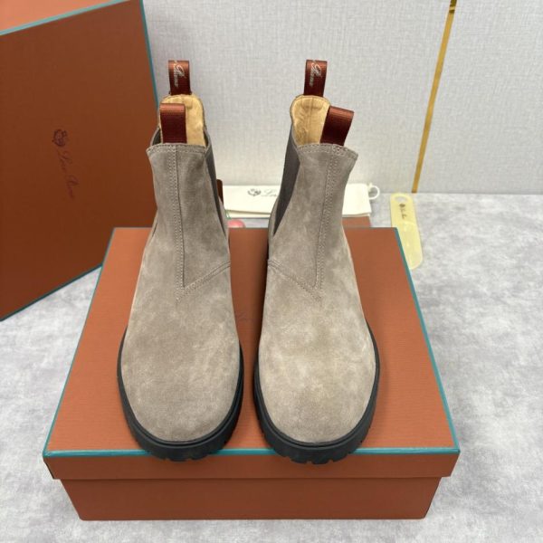 repliche,replica,perfette,siti di,affidabili,migliori siti,dove comprare,1:1,scarpe da ginnastica Loro Piana Nuovi Stivaletti Chelsea da Uomo (4R468)