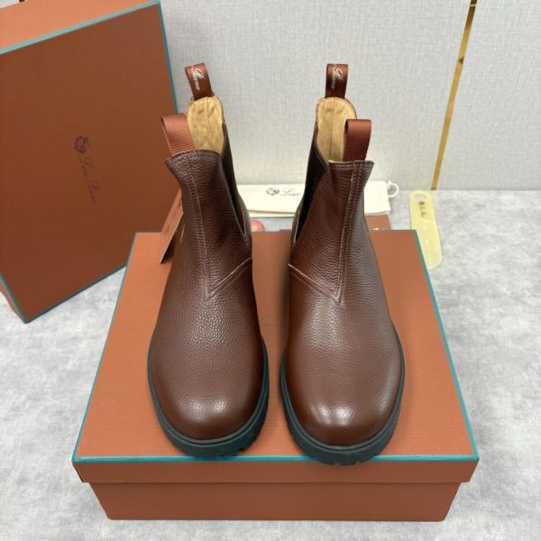 repliche,replica,perfette,siti di,affidabili,migliori siti,dove comprare,1:1,scarpe da ginnastica Loro Piana Nuovi Stivaletti Chelsea da Uomo (FD45W)