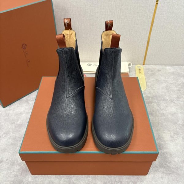 repliche,replica,perfette,siti di,affidabili,migliori siti,dove comprare,1:1,scarpe da ginnastica I nuovi stivaletti Chelsea da uomo di Loro Piana (KU77K)