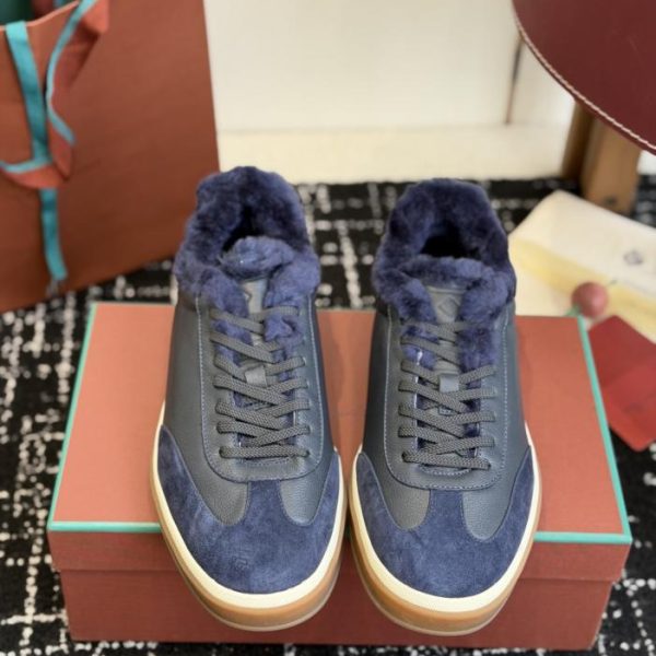 repliche,replica,perfette,siti di,affidabili,migliori siti,dove comprare,1:1,scarpe da ginnastica Scarpe da ginnastica sportive casual in lana Loro Piana fatte a mano, ultima colorazione, eleganti (VT8B3)