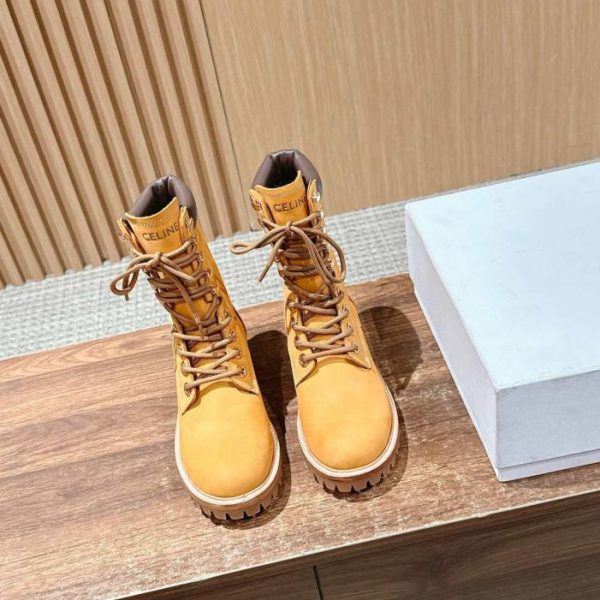 repliche,replica,perfette,siti di,affidabili,migliori siti,dove comprare,1:1,scarpe da ginnastica Stivali da combattimento classici da coppia di Celine (stivali gialli, taglia 68XGX)