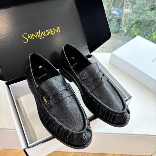 repliche,replica,perfette,siti di,affidabili,migliori siti,dove comprare,1:1,scarpe da ginnastica Mocassini/Slip-on con logo YSL G988 Saint Laurent New (BSYGA)