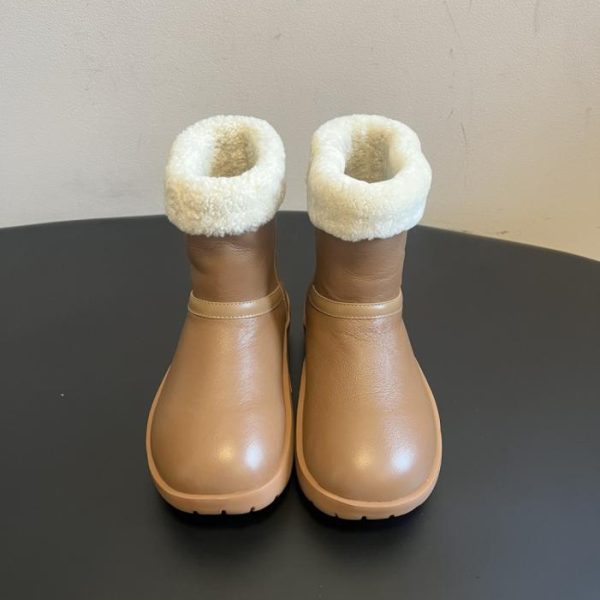 repliche,replica,perfette,siti di,affidabili,migliori siti,dove comprare,1:1,scarpe da ginnastica Stivaletti, stivali da neve e stivali di pelliccia Bottega Veneta autunno/inverno di alta qualità con punta tonda e fodera in pile (ESLTY)