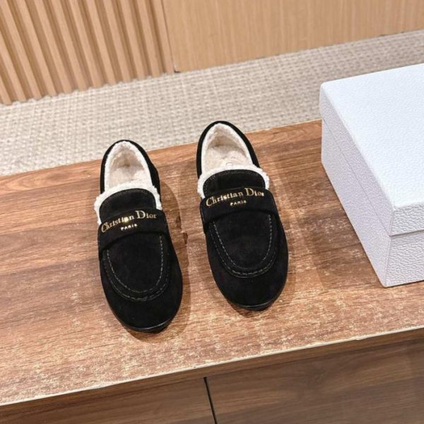 repliche,replica,perfette,siti di,affidabili,migliori siti,dove comprare,1:1,scarpe da ginnastica Mocassini Mary Jane in lana nuovi Christian Dior autunno/inverno (29C4E)