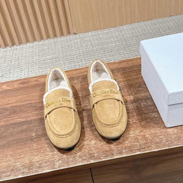 repliche,replica,perfette,siti di,affidabili,migliori siti,dove comprare,1:1,scarpe da ginnastica Mocassini Mary Jane in lana nuova Christian Dior autunno/inverno (scarpe basse) (XIJQC)