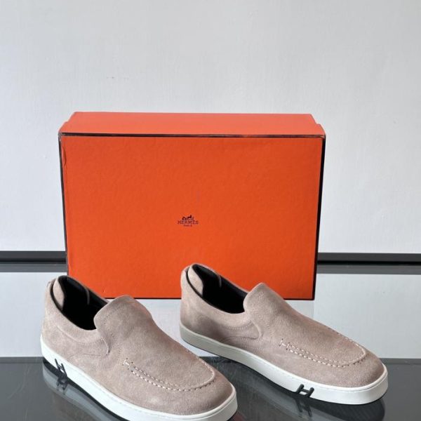 Scarpe casual Hermes, pelle scamosciata (5G3BW)