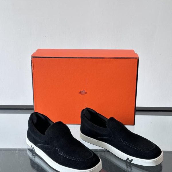 repliche,replica,perfette,siti di,affidabili,migliori siti,dove comprare,1:1,scarpe da ginnastica Scarpe casual Hermes, pelle scamosciata (63EU4)