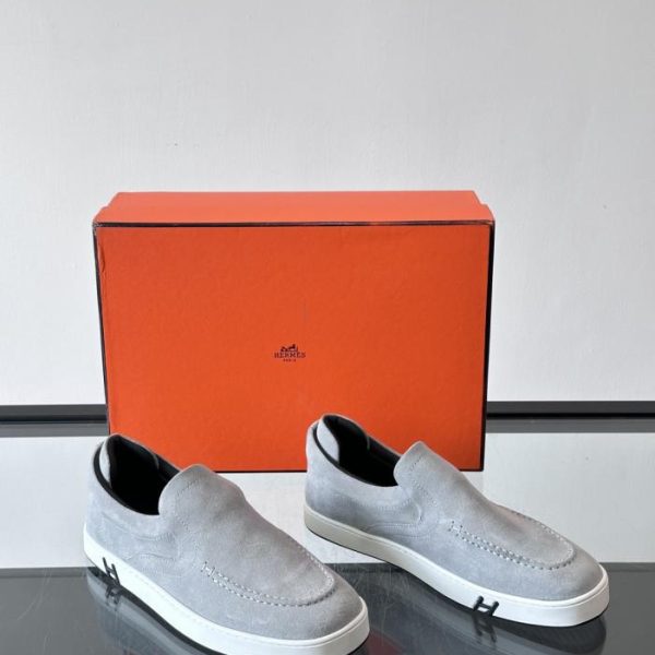 Collezione di scarpe casual Hermes, pelle scamosciata (D4EOG)