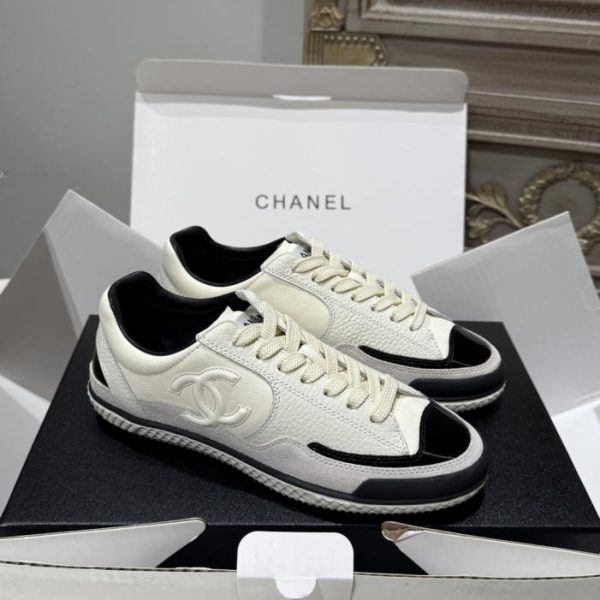 Scarpe sportive casual Chanel, classico colore panda, stile da allenamento tedesco (2GG49), importazione di alta qualità.