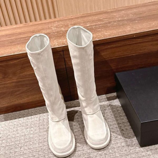 repliche,replica,perfette,siti di,affidabili,migliori siti,dove comprare,1:1,scarpe da ginnastica I nuovi e più belli stivali alti fino al ginocchio in pelle scamosciata di CHANEL (SJFJO)