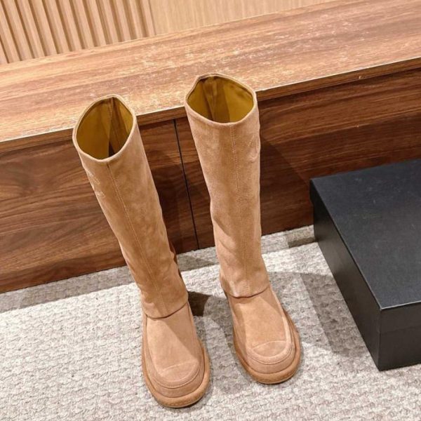 repliche,replica,perfette,siti di,affidabili,migliori siti,dove comprare,1:1,scarpe da ginnastica I nuovi e più belli stivali alti fino al ginocchio in pelle scamosciata di CHANEL (UQ8TM)