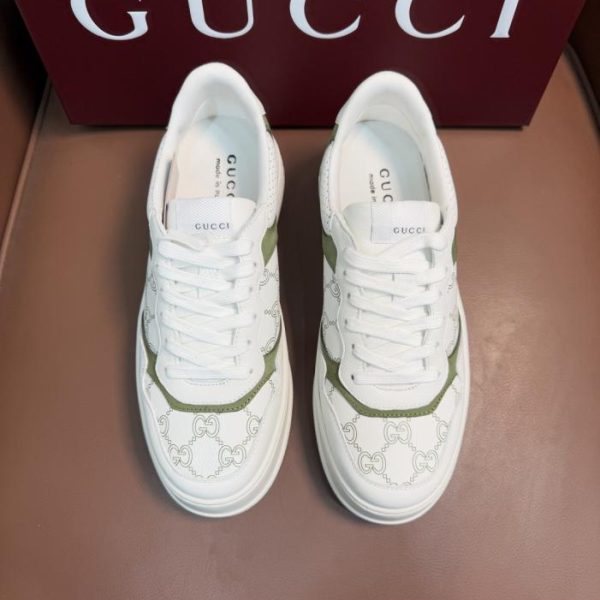 repliche,replica,perfette,siti di,affidabili,migliori siti,dove comprare,1:1,scarpe da ginnastica Sneakers Gucci da coppia con plateau color biscotto (2OMGZ)