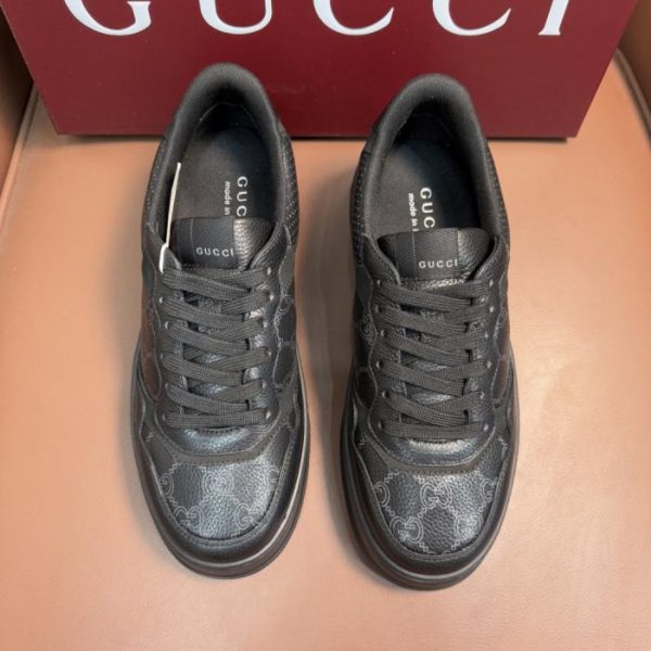 repliche,replica,perfette,siti di,affidabili,migliori siti,dove comprare,1:1,scarpe da ginnastica Sneakers Gucci da coppia con plateau color biscotto (6ILKY)