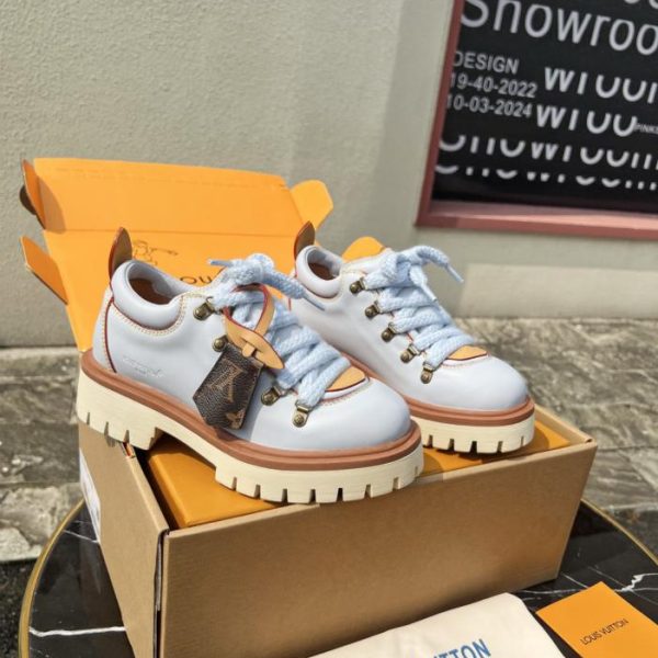 repliche,replica,perfette,siti di,affidabili,migliori siti,dove comprare,1:1,scarpe da ginnastica Novità autunno/inverno Louis Vuitton: scarpe derby da trekking con lacci LV REMIX di alta gamma (2XMOO)