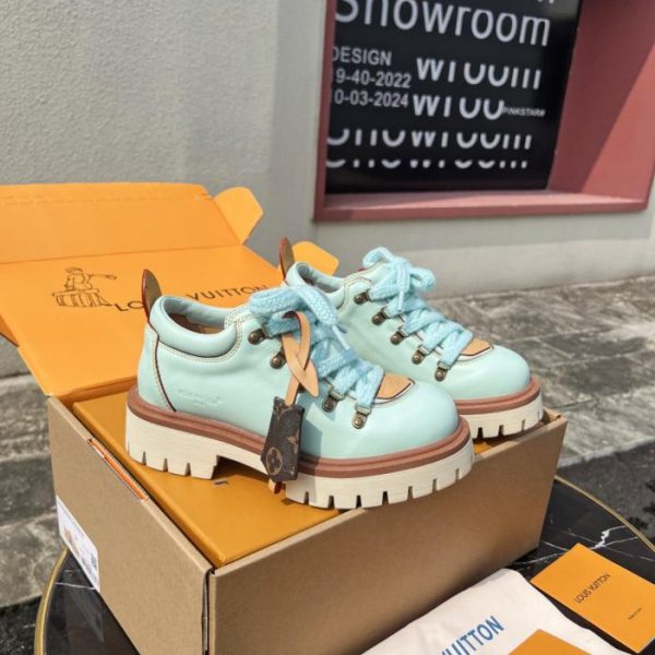 repliche,replica,perfette,siti di,affidabili,migliori siti,dove comprare,1:1,scarpe da ginnastica Nuovi arrivi autunno/inverno Louis Vuitton – Scarpe Derby da trekking con lacci LV Remix di alta gamma (7R37R)