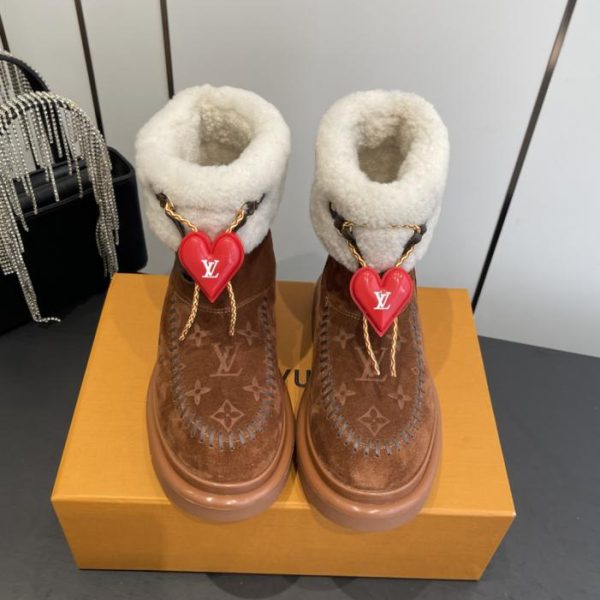 repliche,replica,perfette,siti di,affidabili,migliori siti,dove comprare,1:1,scarpe da ginnastica Nuovi stivali da neve della collezione sci di Louis Vuitton (I8I5H)