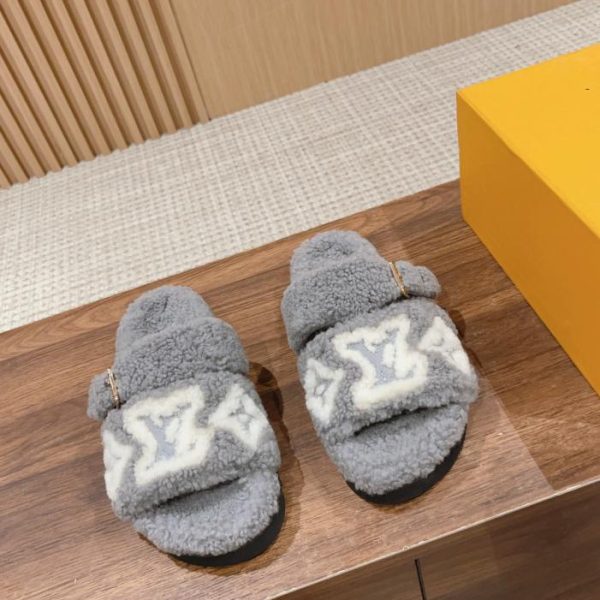 repliche,replica,perfette,siti di,affidabili,migliori siti,dove comprare,1:1,scarpe da ginnastica Pantofole basse in lana Louis Vuitton Paseo Comfort (0SA1G)