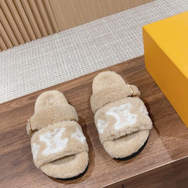 repliche,replica,perfette,siti di,affidabili,migliori siti,dove comprare,1:1,scarpe da ginnastica Pantofole basse in lana Louis Vuitton Paseo Comfort (GUIQ5)