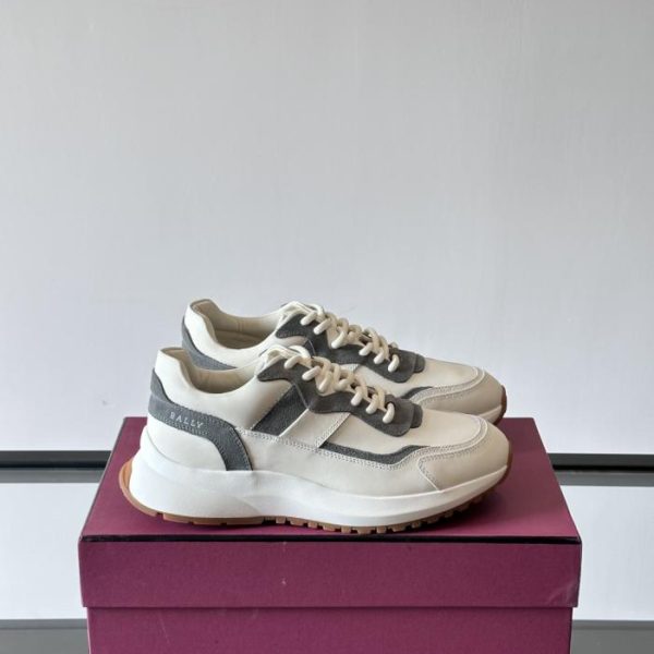 repliche,replica,perfette,siti di,affidabili,migliori siti,dove comprare,1:1,scarpe da ginnastica Contatore / Scarpe sportive casual in pelle con plateau da uomo Bally (6YJW7)