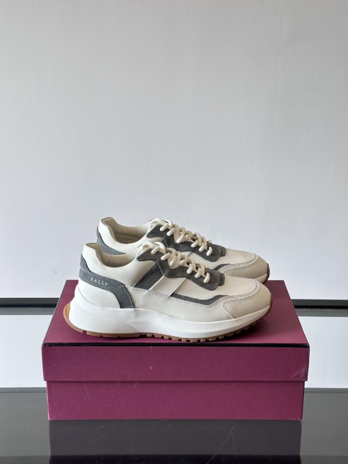 repliche,replica,perfette,siti di,affidabili,migliori siti,dove comprare,1:1,scarpe da ginnastica Contatore / Scarpe sportive casual in pelle con plateau da uomo Bally (6YJW7)