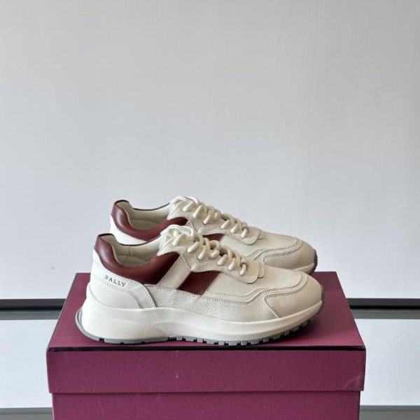 Contatore / Nuove scarpe sportive casual da uomo in pelle con plateau di Bally (G7VW7)
