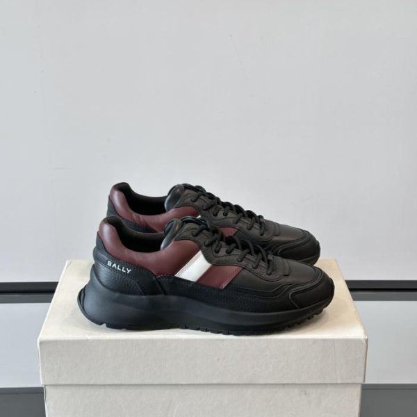 Contatore / Scarpe sportive con plateau in pelle da uomo Bally (9HUCV)