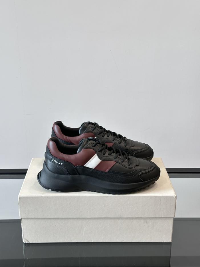 repliche,replica,perfette,siti di,affidabili,migliori siti,dove comprare,1:1,scarpe da ginnastica Contatore / Scarpe sportive con plateau in pelle da uomo Bally (9HUCV)