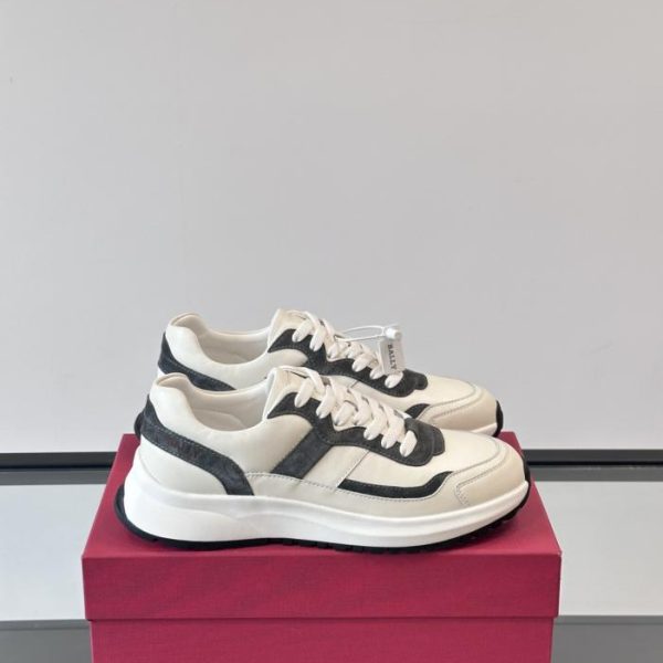 Contatore / Scarpe sportive con plateau in pelle da uomo Bally (10E5E)