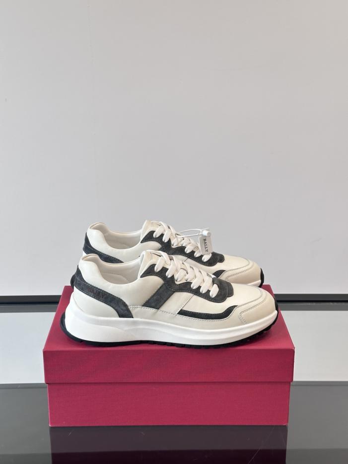 repliche,replica,perfette,siti di,affidabili,migliori siti,dove comprare,1:1,scarpe da ginnastica Contatore / Scarpe sportive con plateau in pelle da uomo Bally (10E5E)