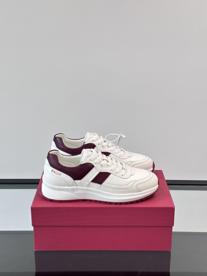 repliche,replica,perfette,siti di,affidabili,migliori siti,dove comprare,1:1,scarpe da ginnastica Contatore / Scarpe sportive con plateau in pelle da uomo Bally (J4GW7)