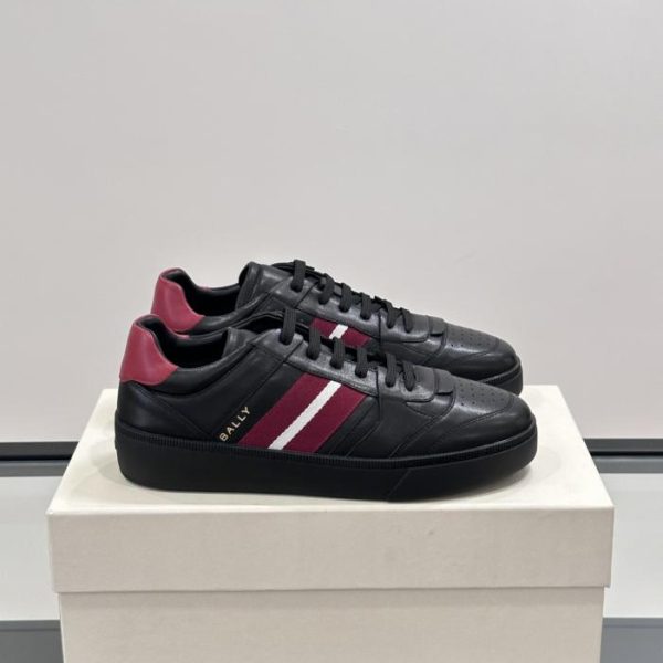 Contatore / Scarpe casual classiche da uomo BALLY con logo laterale in fettuccia (9SVKT)