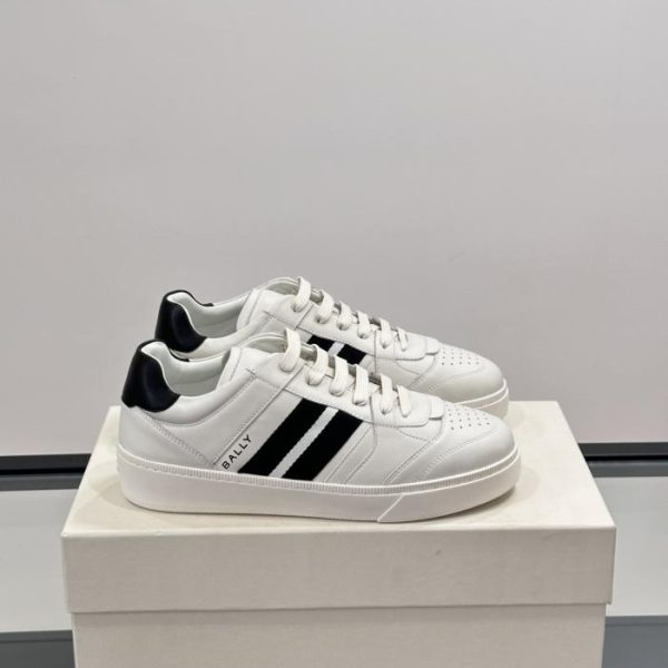 Contatore / Scarpe casual classiche da uomo BALLY con logo laterale in fettuccia (BU6NX)