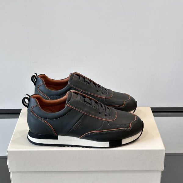 repliche,replica,perfette,siti di,affidabili,migliori siti,dove comprare,1:1,scarpe da ginnastica Contatore / Bally RAISE, nuove sneakers casual in pelle da uomo (61X0B)