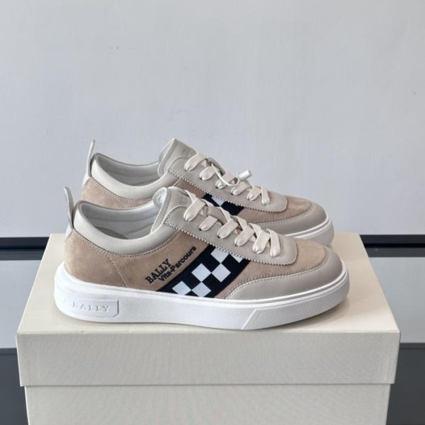 repliche,replica,perfette,siti di,affidabili,migliori siti,dove comprare,1:1,scarpe da ginnastica Contatore / Bally, nuove sneakers casual in pelle da uomo (JK485)