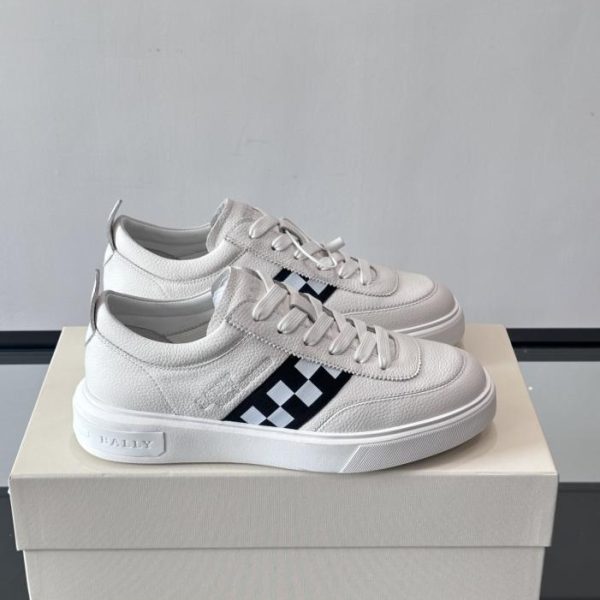repliche,replica,perfette,siti di,affidabili,migliori siti,dove comprare,1:1,scarpe da ginnastica Contatore / Bally, nuove sneakers casual in pelle da uomo (LTN3U)