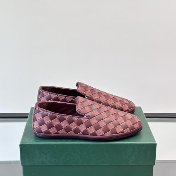 repliche,replica,perfette,siti di,affidabili,migliori siti,dove comprare,1:1,scarpe da ginnastica Contatore / Nuovi mocassini casual slip-on da uomo BV con suola in vera pelle, realizzati in morbida pelle di vitello e intrecciati a mano (5QNDU)