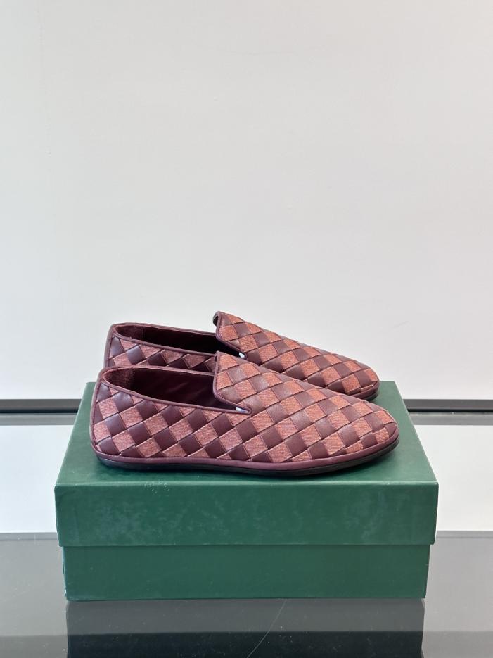 repliche,replica,perfette,siti di,affidabili,migliori siti,dove comprare,1:1,scarpe da ginnastica Contatore / Nuovi mocassini casual slip-on da uomo BV con suola in vera pelle, realizzati in morbida pelle di vitello e intrecciati a mano (5QNDU)